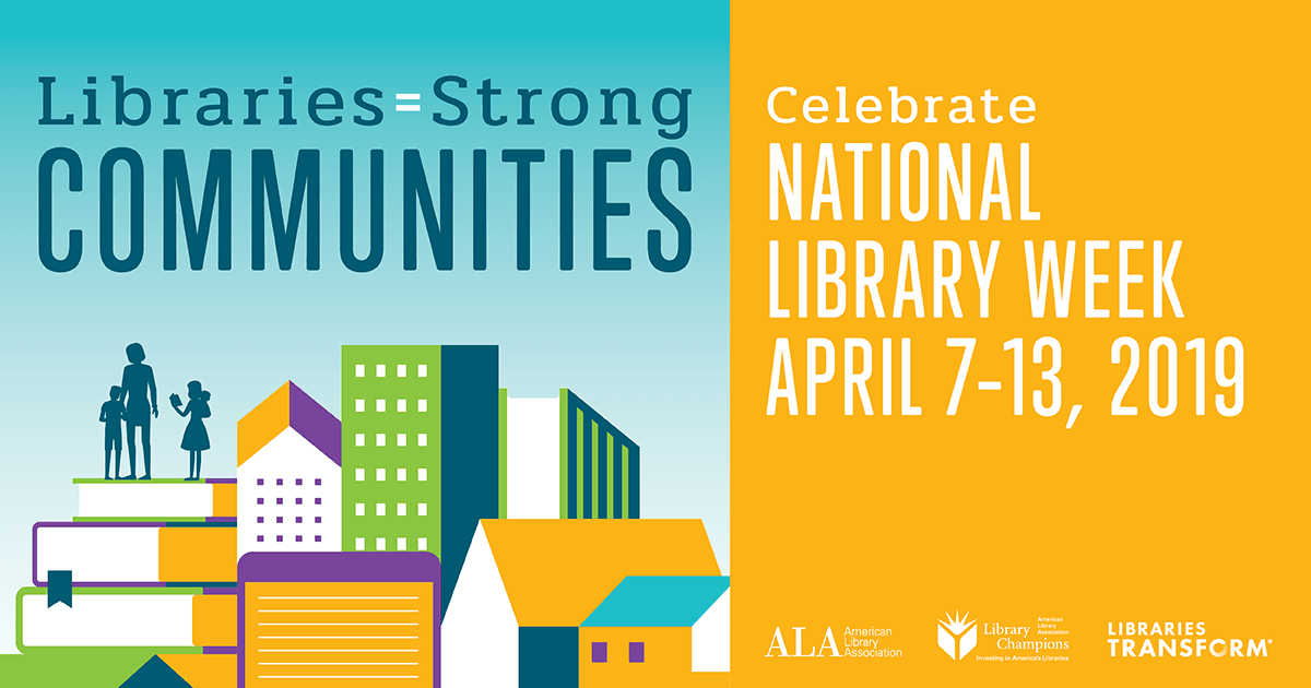 National Library Week Logo