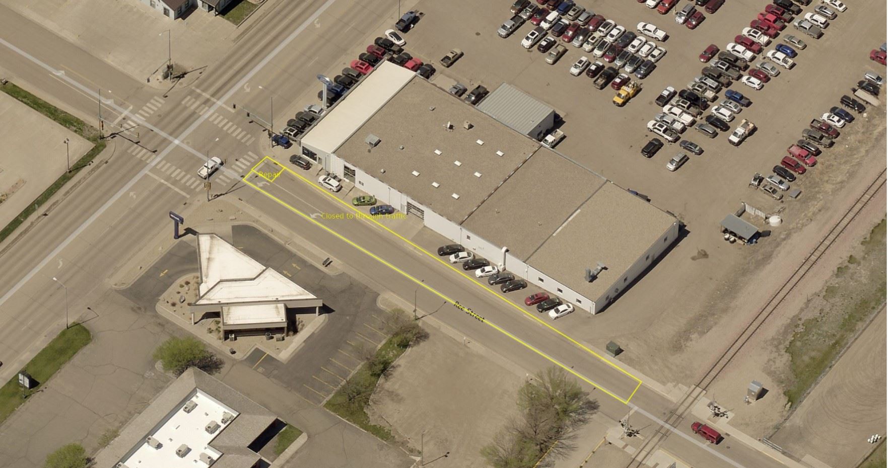 REE STREET CONSTRUCTION MAP