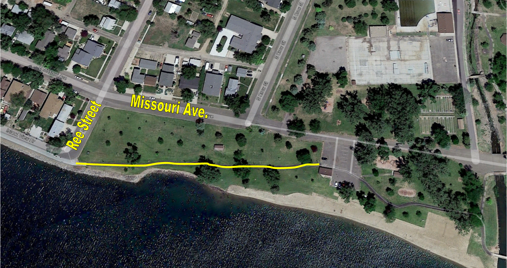 Walking Path Closure