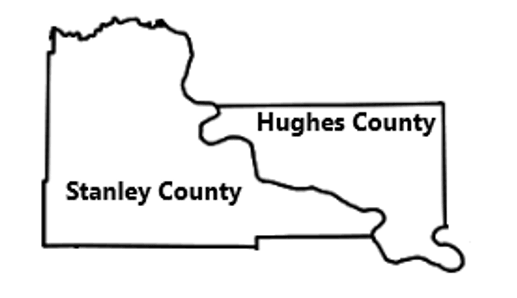 Ambulance District Map_Hughes and Stanley Counties