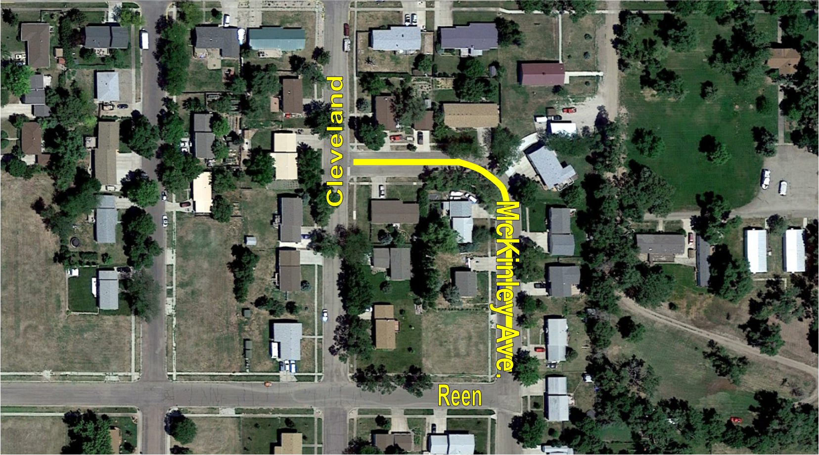 MCKINLEY AVENUE CLOSURE MAP