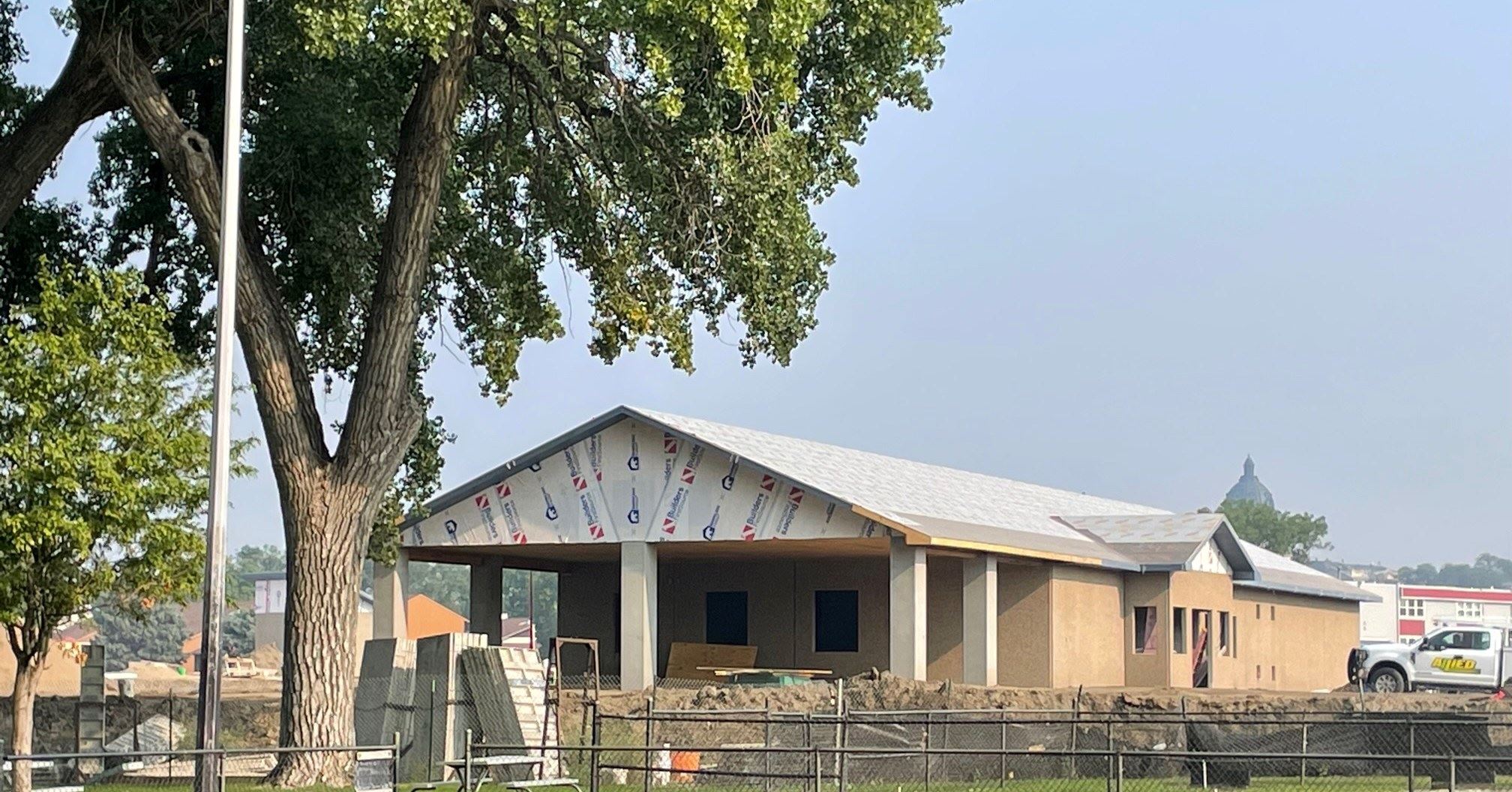 OUTDOOR POOL CONCESSION STAND_UNDER CONSTRUCTION