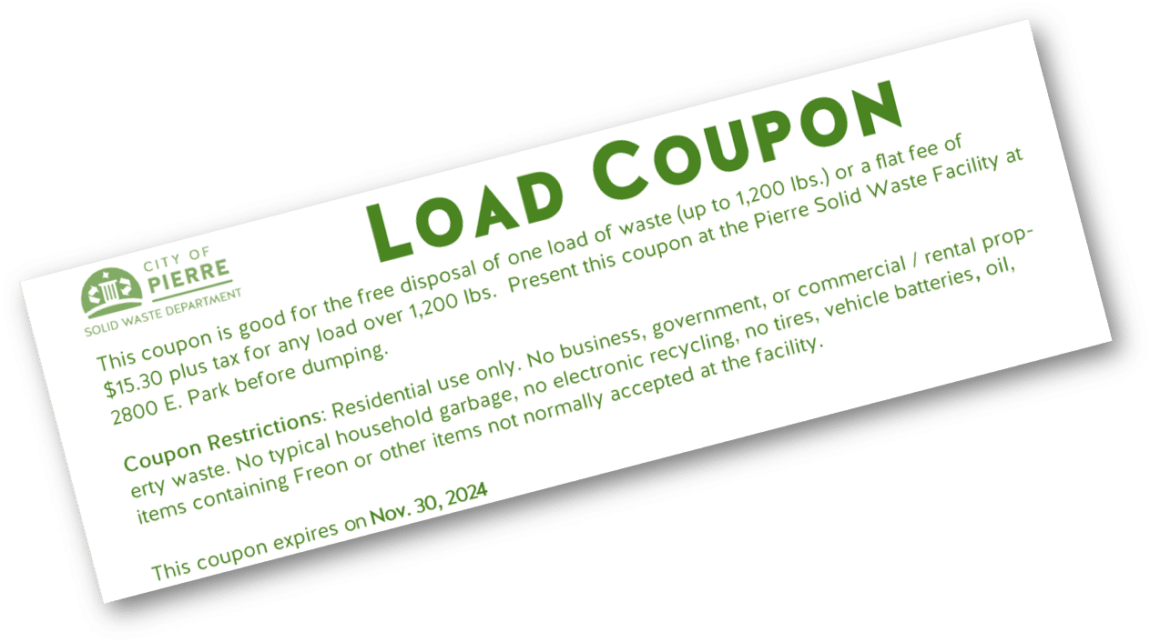 Picture of Solid Waste Load Coupon