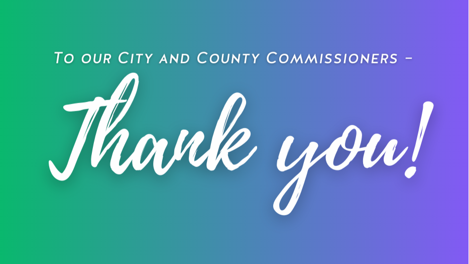 thank you city county commissioners