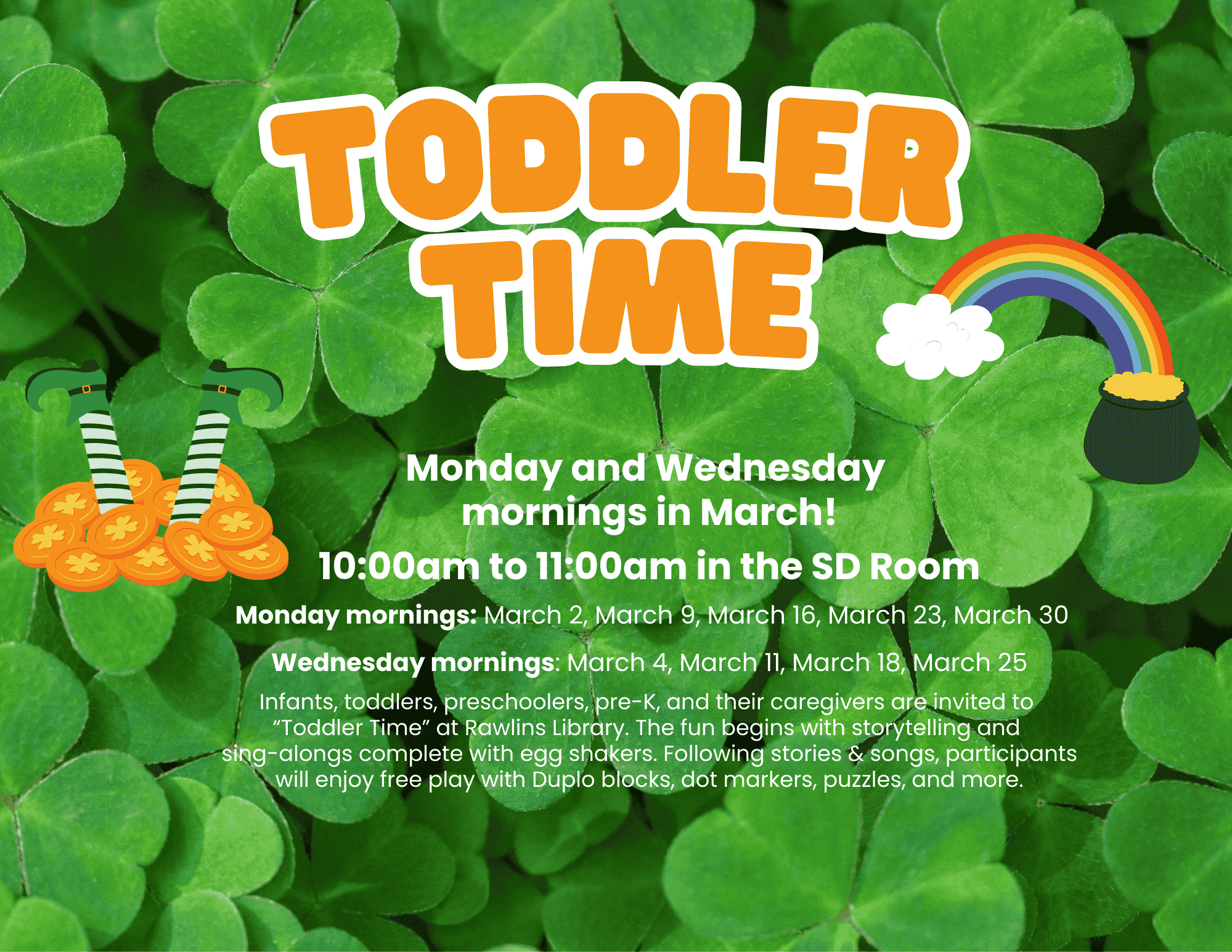 Toddler Time - March 2026