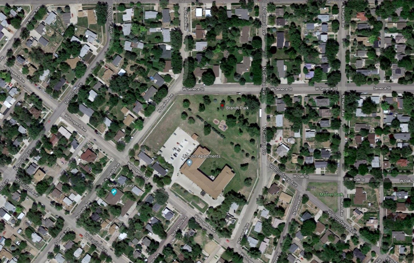 BRANDT POND PARK MAP